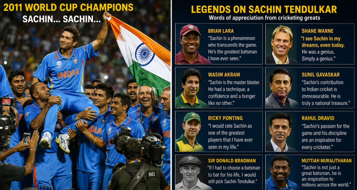Sachin: A legacy celebrated worldwide