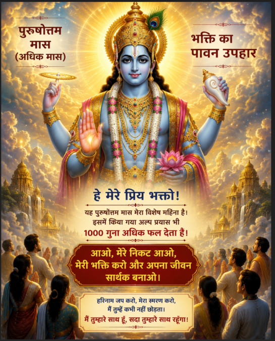 पुरुषोत्तम मास - हरे कृष्ण! 