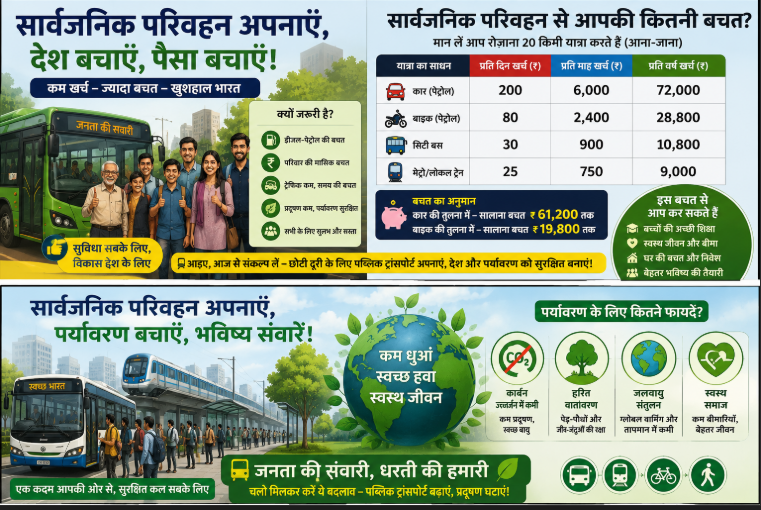 Public transport for a greener future
