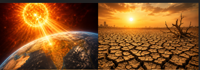 The effects of extreme heat and destruction